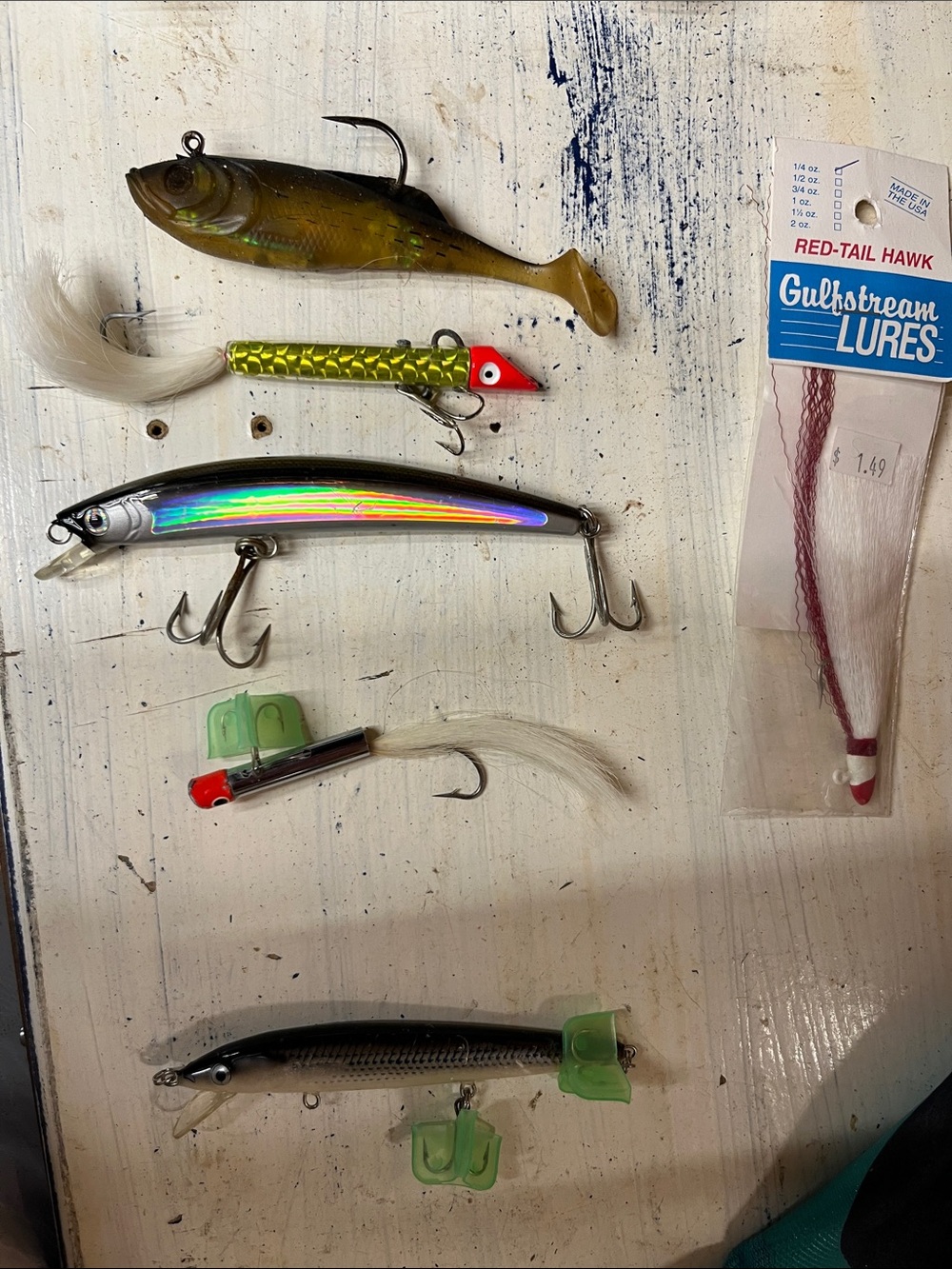 Red Tail Hawk Gladhawk Lures Assorted Fishing Lure Set - Multi